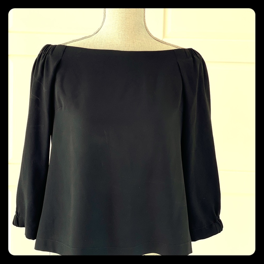 Babaton Aritzia Rodrigo Off Shoulder Blouse Shirt